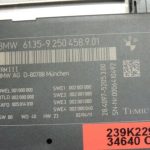 BMW F01 F01 F07 F10 F11 X3 F25 FRM3 III TEMIC kāju nodalījuma moduļa gaismas vadības bloks 9250458