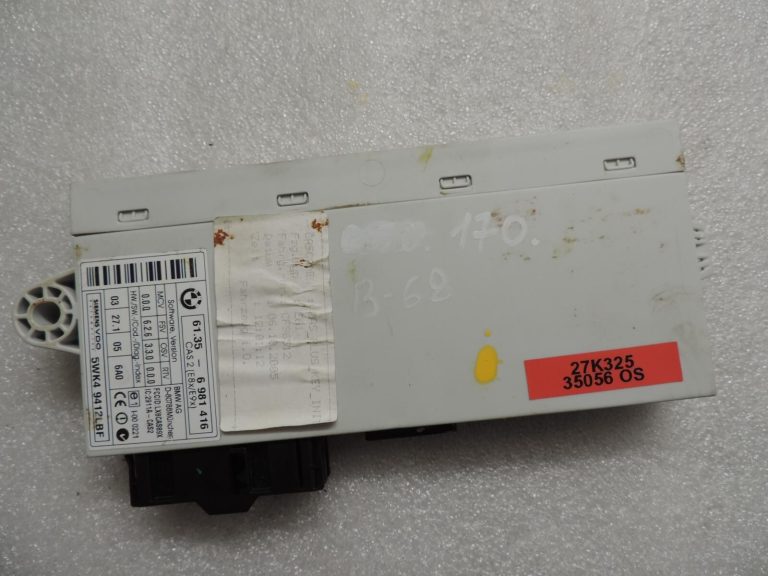 Vadības bloka modulis SG CAS 3 BMW 1. sērijas E87 3. sērijas E90 E91 5. sērijas E60 E61 61359395657