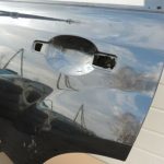 Nissan X-Trail T31 Aizmugurējās kreisās durvis Aizmugurējās kreisās durvis Melna krāsa G41 Durvis