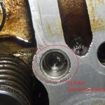 Subaru Impreza II GD RS 2.5i 16v cilindra galva Kreisā cilindra galva EJ25 NA SOHC