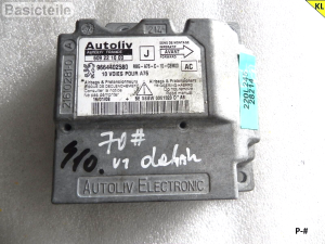 Peugeot 207 CC 07-09 Airbag control unit 9664402580