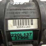Oriģinālais Siemens Peugeot Citroen Fiat 1.9 D 2.0 2.2 HDi masas gaisa plūsmas sensors 5WK9623