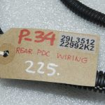 2010 Peugeot 3008 I (T84) Aizmugurējā parkošanās palīgsistēma PDC elektroinstalācijas instalācija 9665188480
