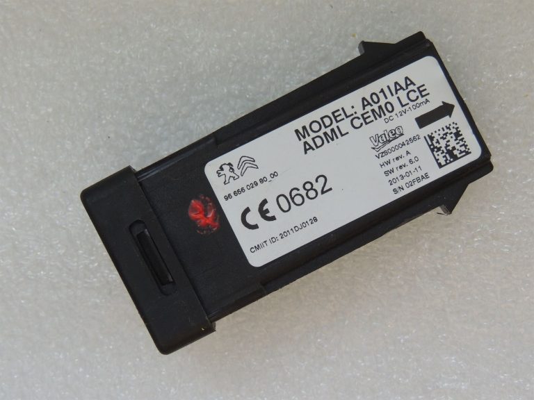 Peugeot 508 I Radio tālvadības pults atslēgu kartes lasītājs 9665602980