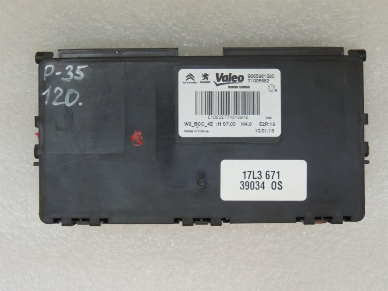 Peugeot 508 I Klimata kontroles gaisa kondicionēšanas vadības bloks 9665961580 6452Y2
