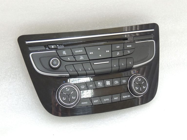 Peugeot 508 I Radio gaisa kondicionētājs gaisa kondicionēšanas vadības bloks vadības bloks 98023795XZ