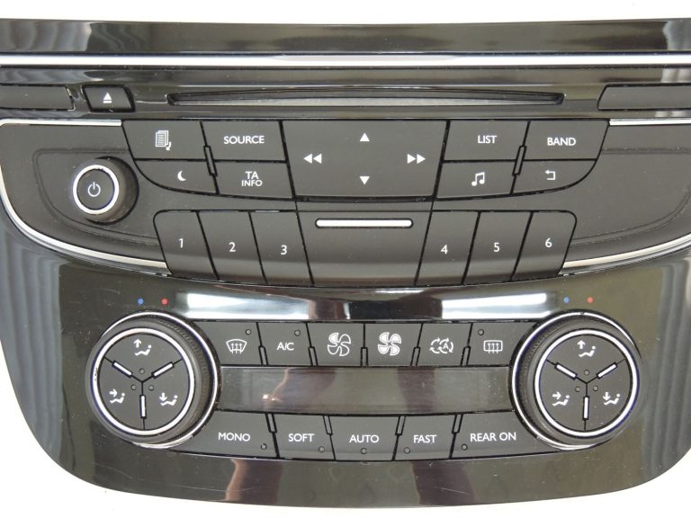 Peugeot 508 I Radio gaisa kondicionētājs gaisa kondicionēšanas vadības bloks vadības bloks 98023795XZ
