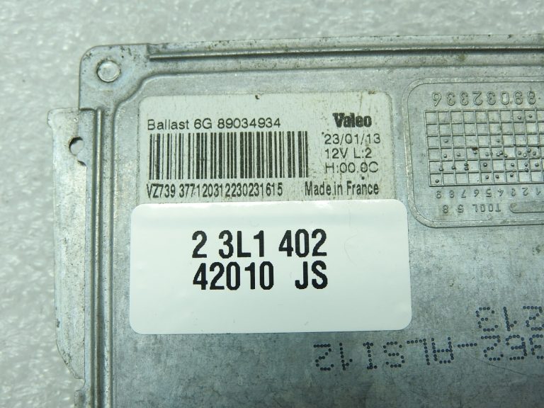 Audi BMW VW VW Peugeot Opel Volvo Volvo Xenon vadības bloks Valeo 6G 4L0907391 89034934