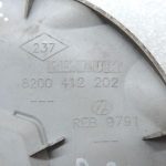 Renault oriģinālie lietie diski riteņu rumbas vāciņš plastmasas KUBBERA 8200412202
