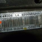 Renault Laguna II 2.0DCi manuālā pārnesumkārba PK4006 6 ātrumu pārnesumkārba 140.000Km