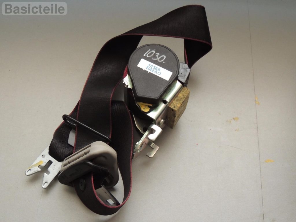 Renault Espace IV seat belt front right black red
