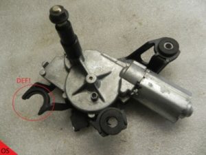Renault Megane II 2 aizmugurējā tīrītāja motors Aizmugurējā tīrītāja motors aizmugurē 8200080900
