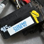 Renault Trafic II 2.5 dCi motora nodalījuma ABS u.c. vadu instalācija DEFEKTĪVA 8200653396 93859198