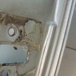 Renault Trafic II aizmugurējās kreisās durvis aizmugurējo durvju krāsa TEC66 Aizmugurējās durvis aizmugurējās kreisās durvis