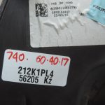 Oriģinālais Renault Espace V instrumentu paneļa vāks kreisais brūns (HARM02)