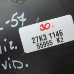 Oriģināls Renault Espace V aizmugurējās lūkas iekšējais pārsegs, centrālais, brūns (HARM02)