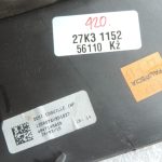 Oriģinālais Renault Espace V stūres kolonnas apakšējais vāks brūns (HARM02) 484714905R