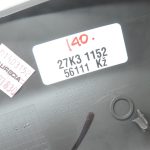 Oriģinālais Renault Espace V Stūres kolonnas augšējais vāks brūns (HARM02) 484710205R