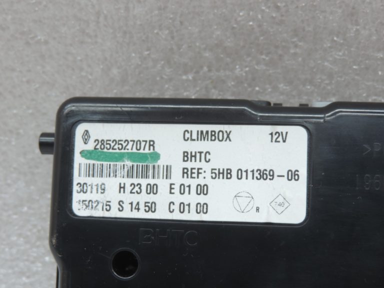 Oriģināls Renault Espace V gaisa kondicionēšanas vadības bloks Climbox 285252707R