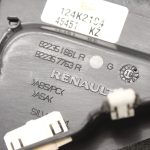 Renault Captur I (J87) Ārējais aizmugurējo kreiso durvju vāks Matt Black 822351661R