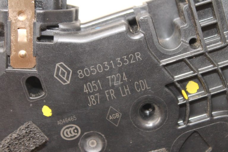 Oriģinālā Renault Captur I (J87) priekšējo kreiso durvju slēdzene 805031332R