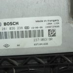 Oriģināls Renault Captur I Clio IV 1.5 dCi K9K motora vadības bloks ECU 237104123S
