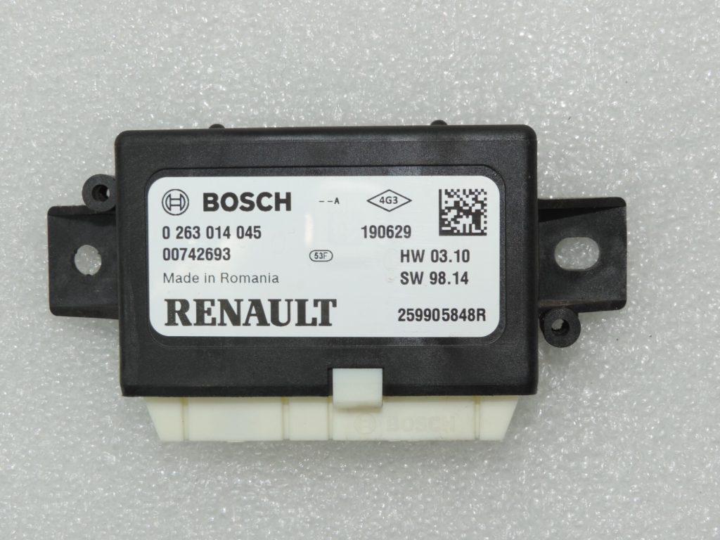 Renault Captur I (J87) Autostāvvietas palīgsistēmas PDC vadības bloks 259905848R 0263014045