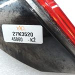 Oriģinālais Renault Captur I (J87) aizmugurējais miglas lukturis aizmugurējais kreisais 265850007R