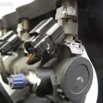 Oriģinālais Citroen Peugeot 1.4i 16v ieplūdes kolektors ar iesmidzināšanas sprauslām