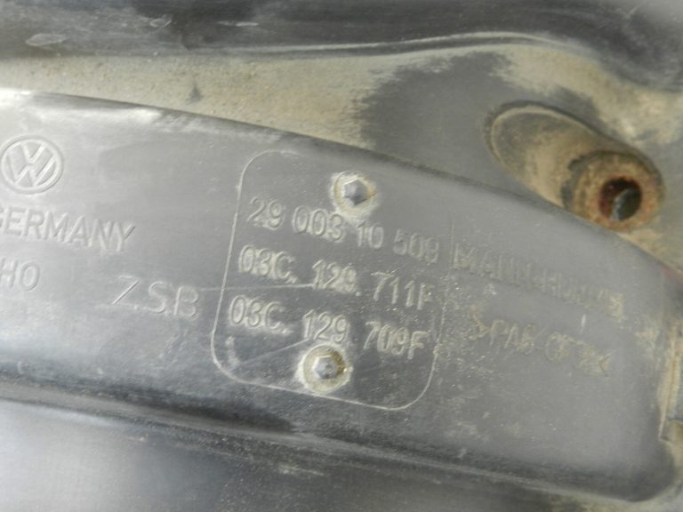 VW Skoda Audi 1.6FSI BAG BLP BLF 85KW Ieplūdes kolektors Ieplūdes kolektors 03C129711F