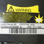 SAAB 9-3 93 YS3F Priekšējais kreisais sēdekļa modulis Sēdekļa drošības modulis 12785275
