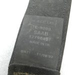 SAAB 9-3 93 YS3F Aizmugurējā drošības josta kreisā labā melna 12796401