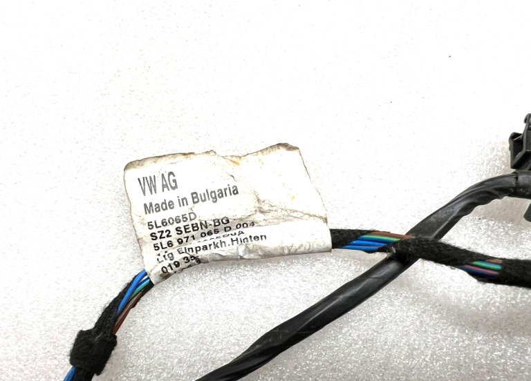 Skoda elektroinstalācijas instalācija bamperis PDC 5l6971065d