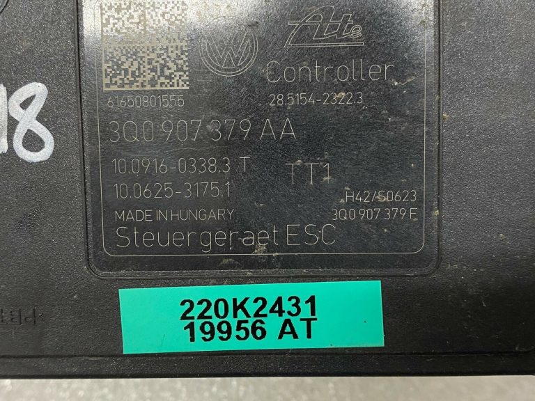 Škoda Superb III B8 3V sūkņa vadības bloks hidrauliskais bloks ABS bloks 3Q0614517AA
