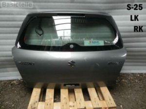 Suzuki Swift III Bagāžas nodalījuma vāks Sudraba krāsa Bagāžas nodalījuma vāks
