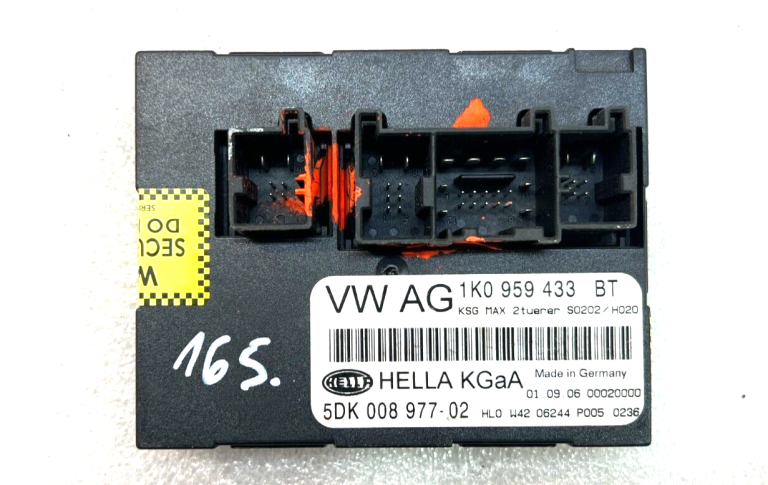 VW Skoda Fabia vadības bloks datora komforta vadības bloks 1k0959433bt