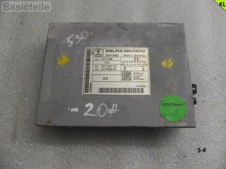 Saab 9-3 93 Delphi Grundig Radio kontroles uztvērējs 330913682 12777286