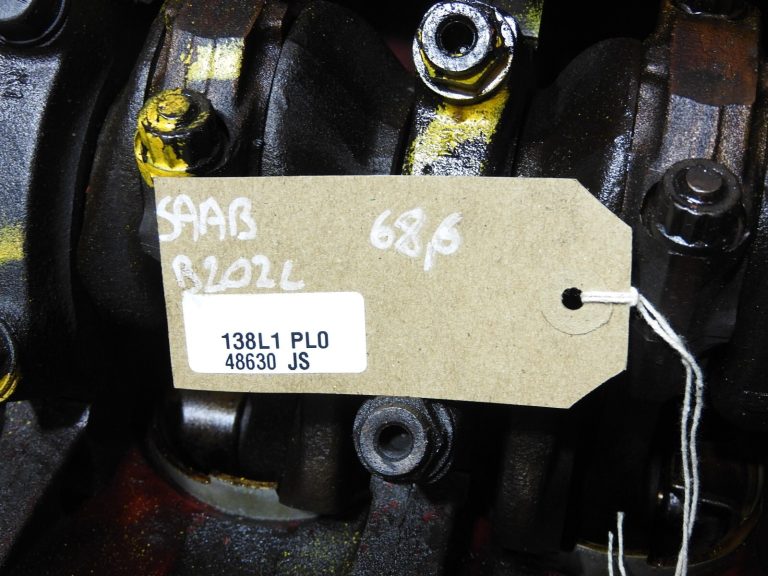 SAAB 9000 CS B202L Dzinēja bloks ar kloķvārpstu Virzuļa un sviras 878816