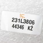 Oriģinālie Smart Forfour W454 priekšējā stikla mazgāšanas sprauslu pāri ar savienojumu A4548690047