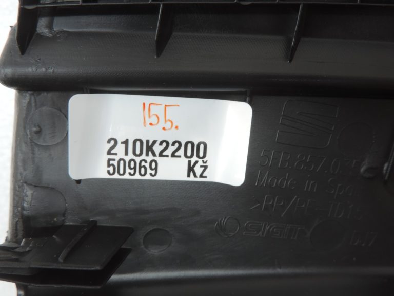 Oriģināls Cupra Leon KL8 instrumentu paneļa vāka gala vāciņš kreisais 5FB857035C