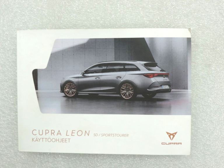 Oriģinālais Cupra Leon Sportstourer KL8 Käyttöohjeet Suomeksi 5FA012771CF