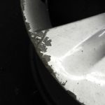 BMW X5 E70 19 collu viens alumīnija ritenis ar krāsas bojājumiem R19 Styling 213
