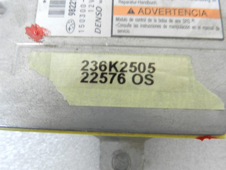 Subaru Forester III SH Gaisa spilvenu vadības bloks Gaisa spilvenu vadības bloks