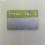 Toyota Previa sildītāja vadības bloks 87480-28010