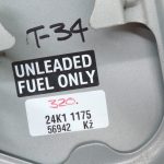 Oriģināls Toyota Avensis T25 Estate benzīna uzpildes vāciņš 6T1 Light Olive Green 7735005020