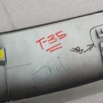Oriģinālais Toyota Auris E15 aizmugurējais spoileris sudraba krāsā (1C0) 7687102911, 76871-02911