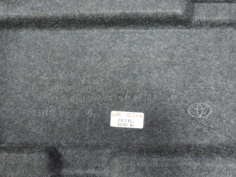2005-2011 Toyota Yaris P9 Salona grīdas pārsegs 584100D010B0, 58410-0D010-B0
