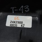 Oriģināls Toyota RAV4 II (XA20) kreisās aizmugurējās jumta sliedes aizmugurējās daļas vāciņš melns