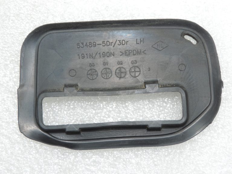 Oriģināls Toyota RAV4 II (XA20) kreisās jumta sliedes aizmugurējā vāciņa blīvējums 6348942010