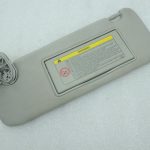 Oriģināls Toyota Avensis T25 saules aizsarglīdzeklis kreisajā pusē (ar brīdinājumu par gaisa spilvena atvēršanu) 7432005161161B1